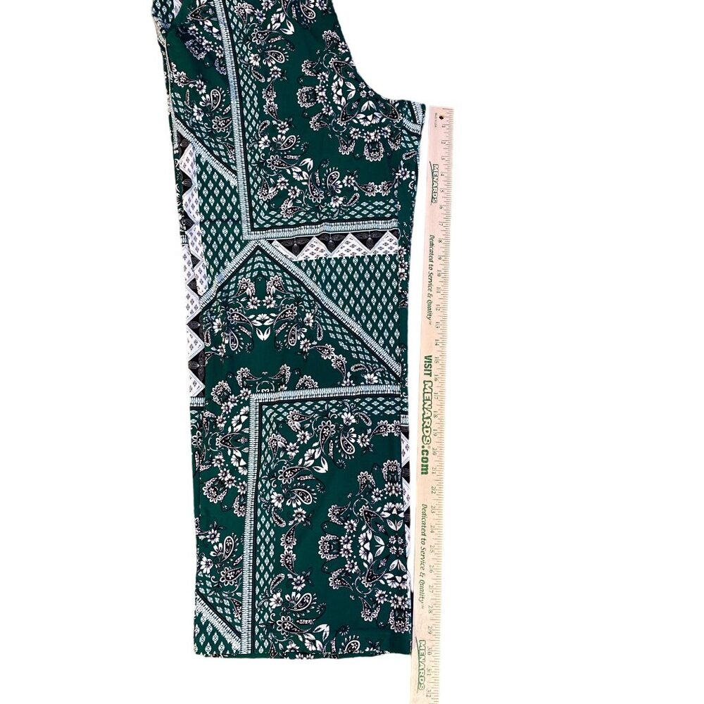 Maurices Pants Womens XL Used Green Black Casual Palazzo - Picture 11 of 13